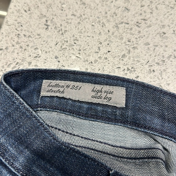 Citizens of humanity high rise wide leg Hutton 251 stretch jeans - size 26 - Picture 4 of 5